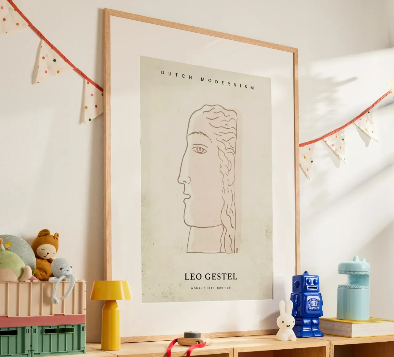 Gestel - Woman's Head poster da Vintage by JUNIQE