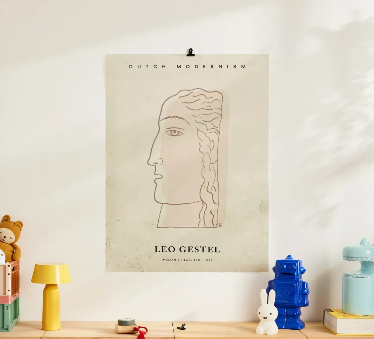 Gestel - Woman's Head poster da Vintage by JUNIQE