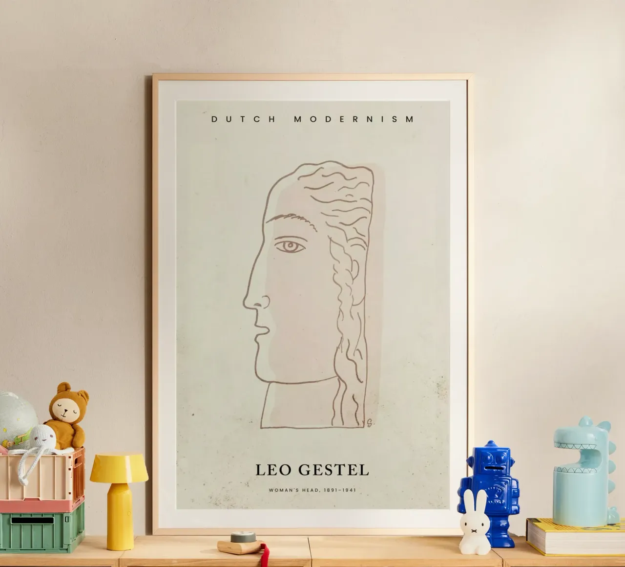 Gestel - Woman's Head poster da Vintage by JUNIQE