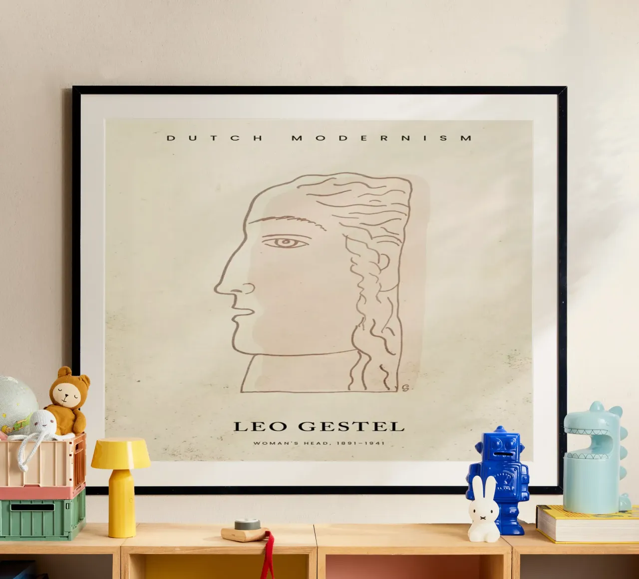 Gestel - Woman's Head poster da Vintage by JUNIQE