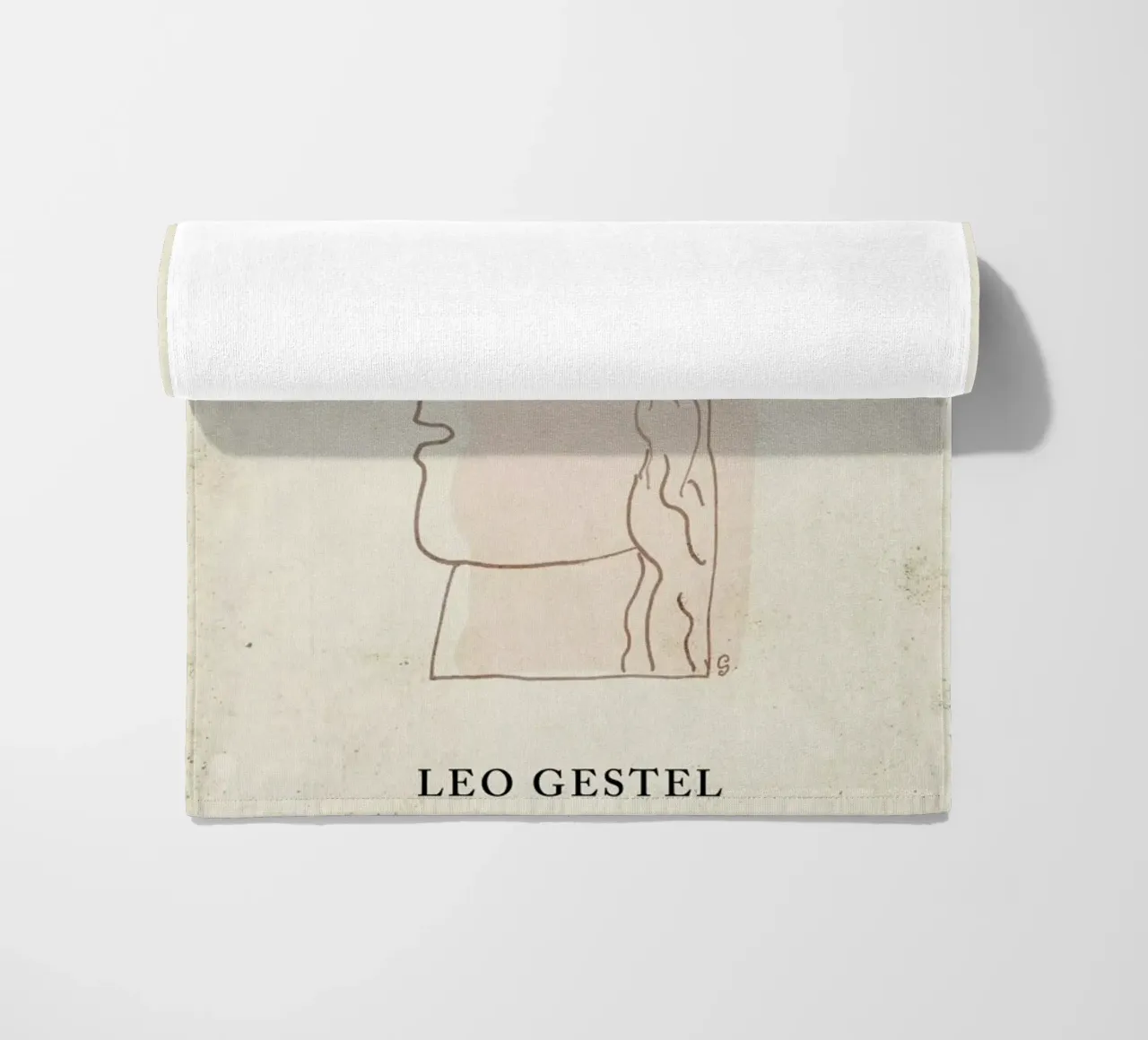 Gestel - Woman's Head telo mare da Vintage by JUNIQE
