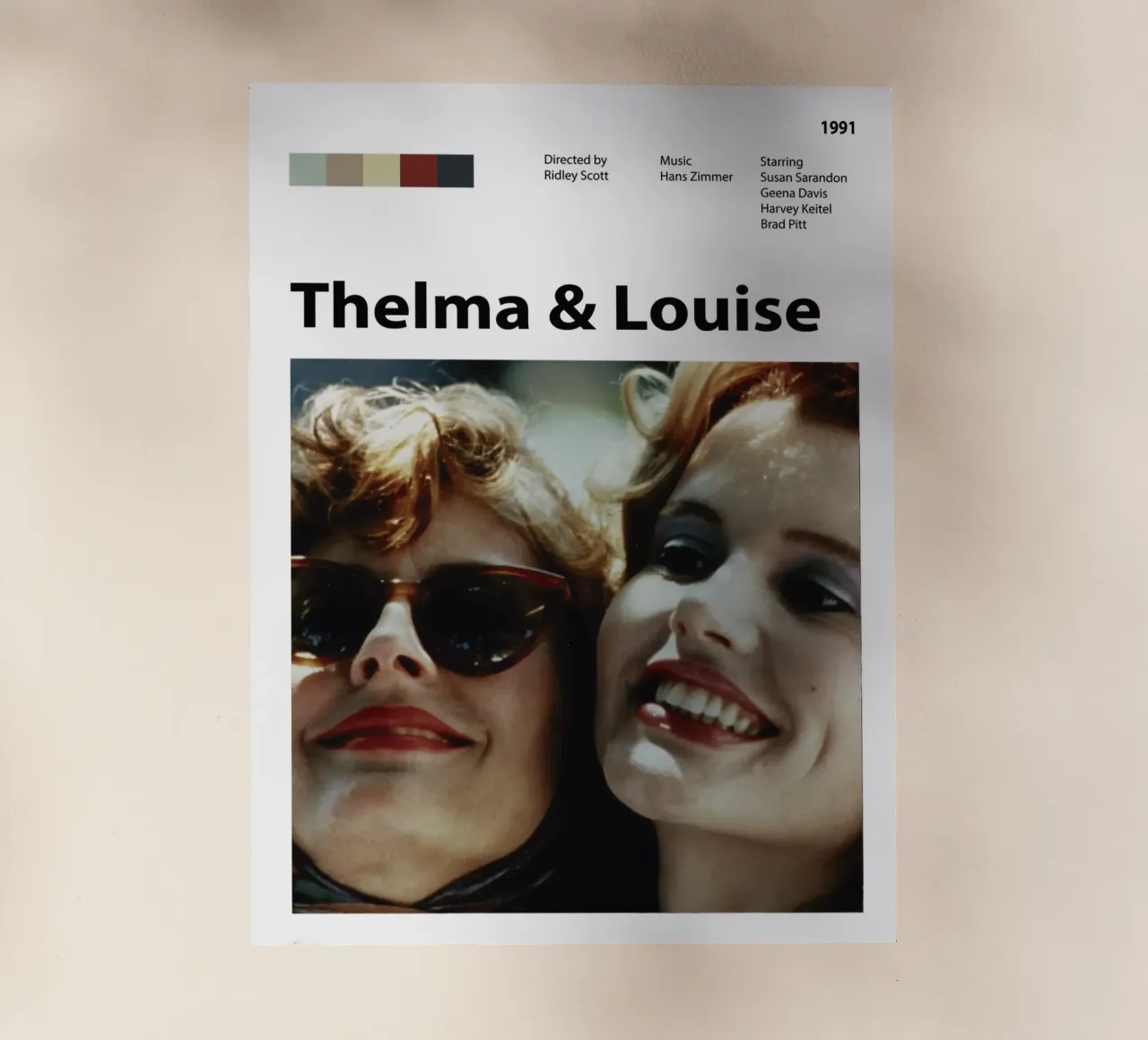 Thelma & Louise pellicola backlit da 🎞 The Movie Wall