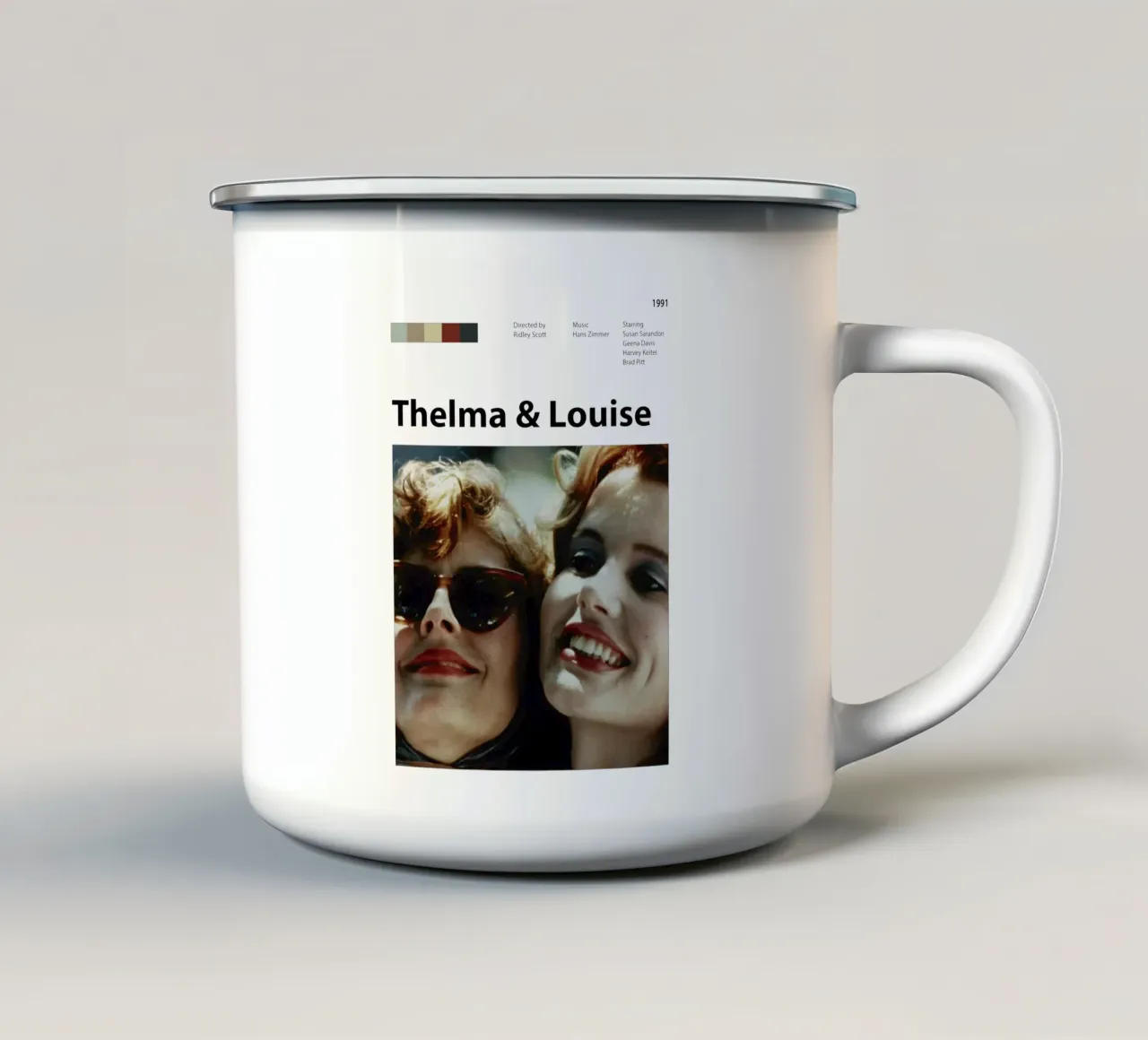Thelma & Louise tazza in smalto da 🎞 The Movie Wall