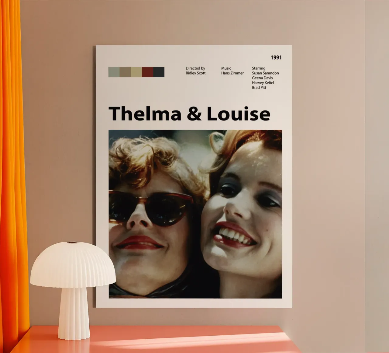 Thelma & Louise alluminio dibond da 🎞 The Movie Wall