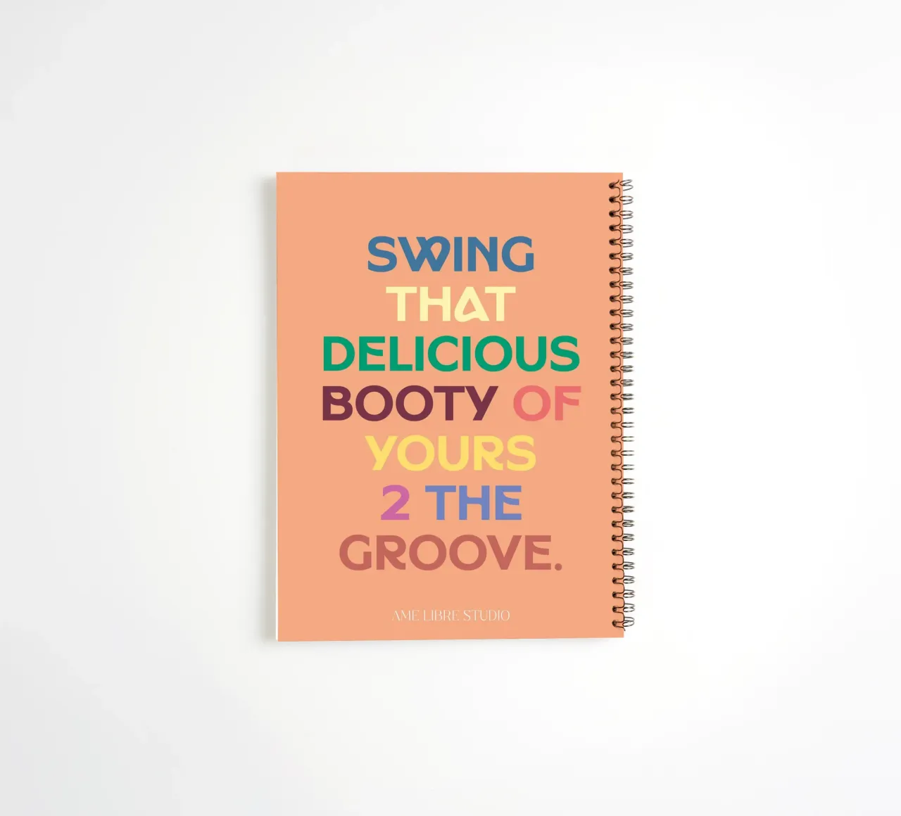 🍑 spiral notebook by MENTHE SAUVAGE
