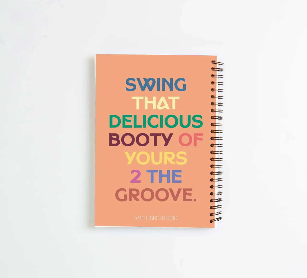 🍑 spiral notebook by MENTHE SAUVAGE