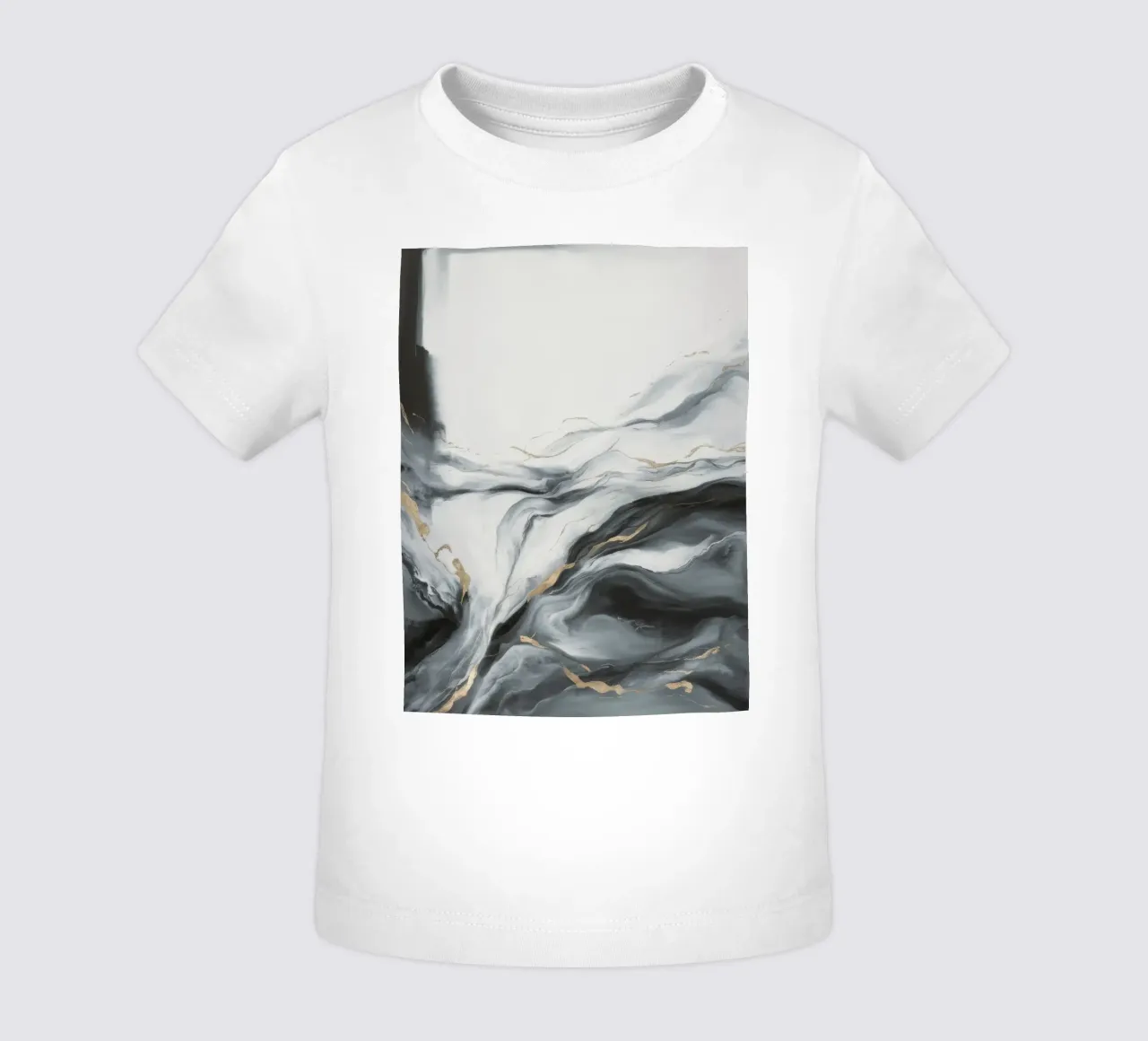 Stone Vein Flow baby t-shirt by Monarch Arc