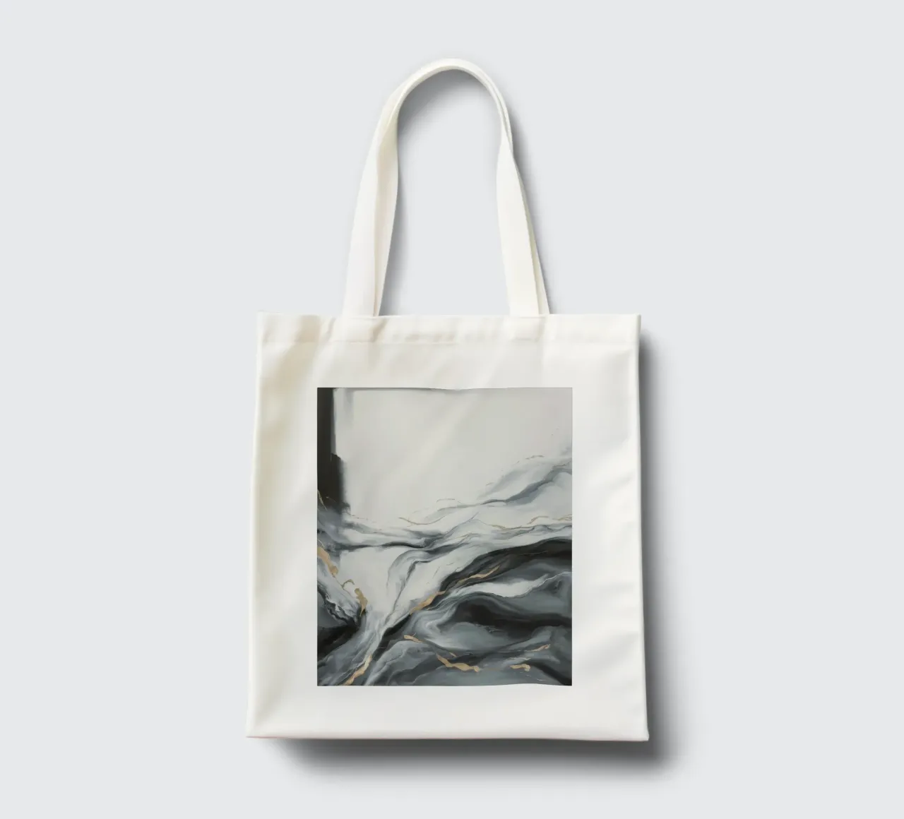 Stone Vein Flow tote bag by Monarch Arc
