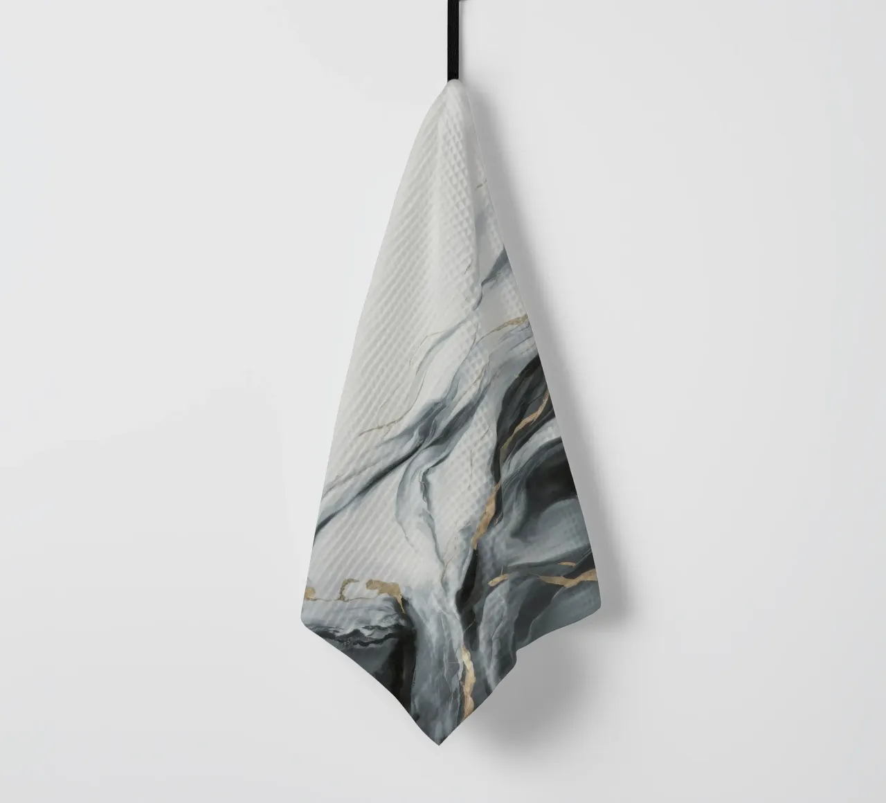 Stone Vein Flow tea towel by Monarch Arc