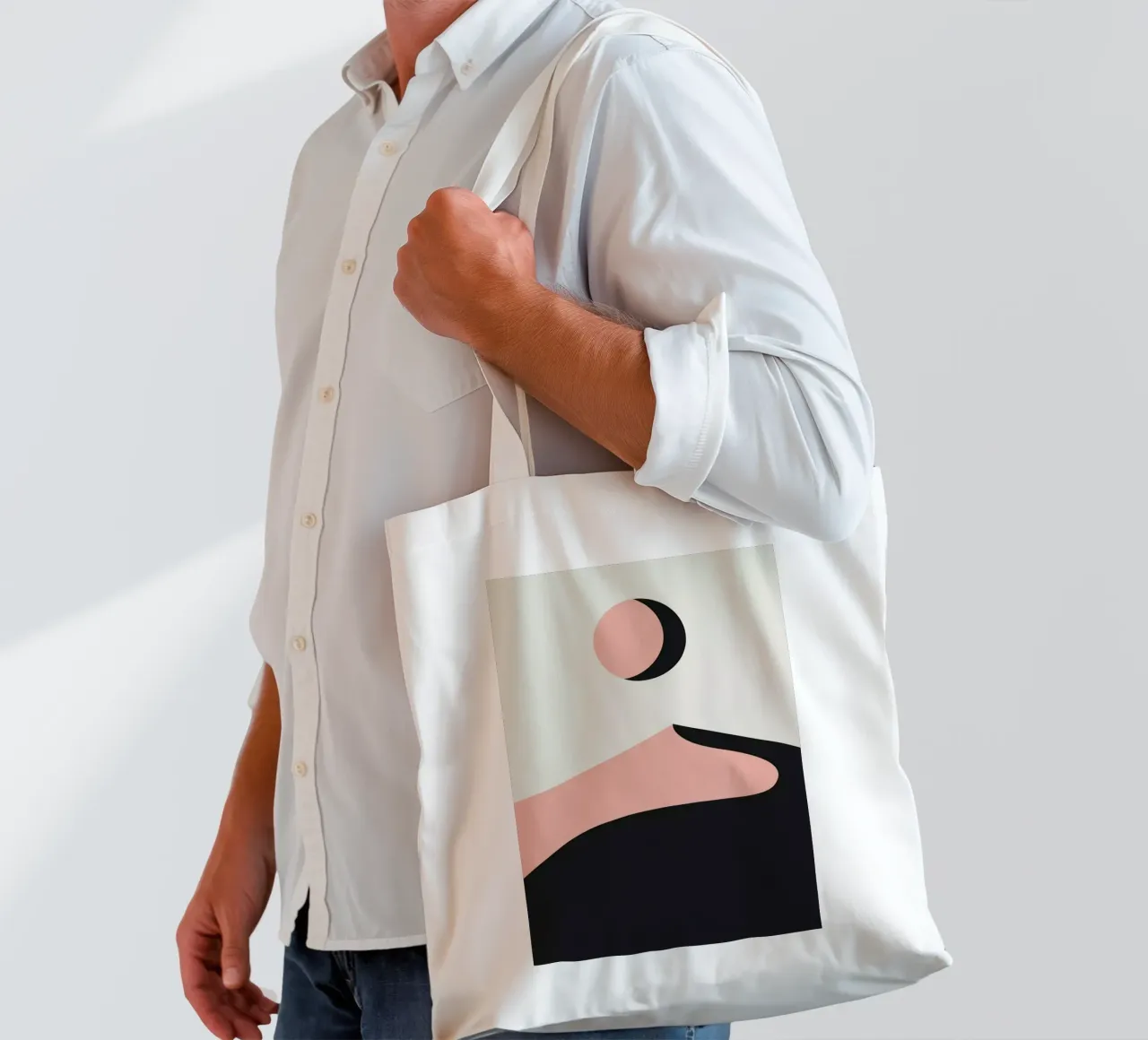 Lonely Evening borsa in juta da Pure