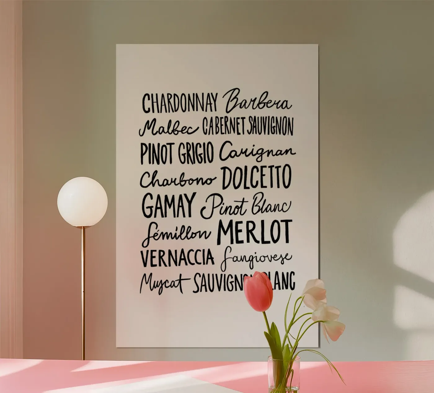 Wine Tasting poster da Pure