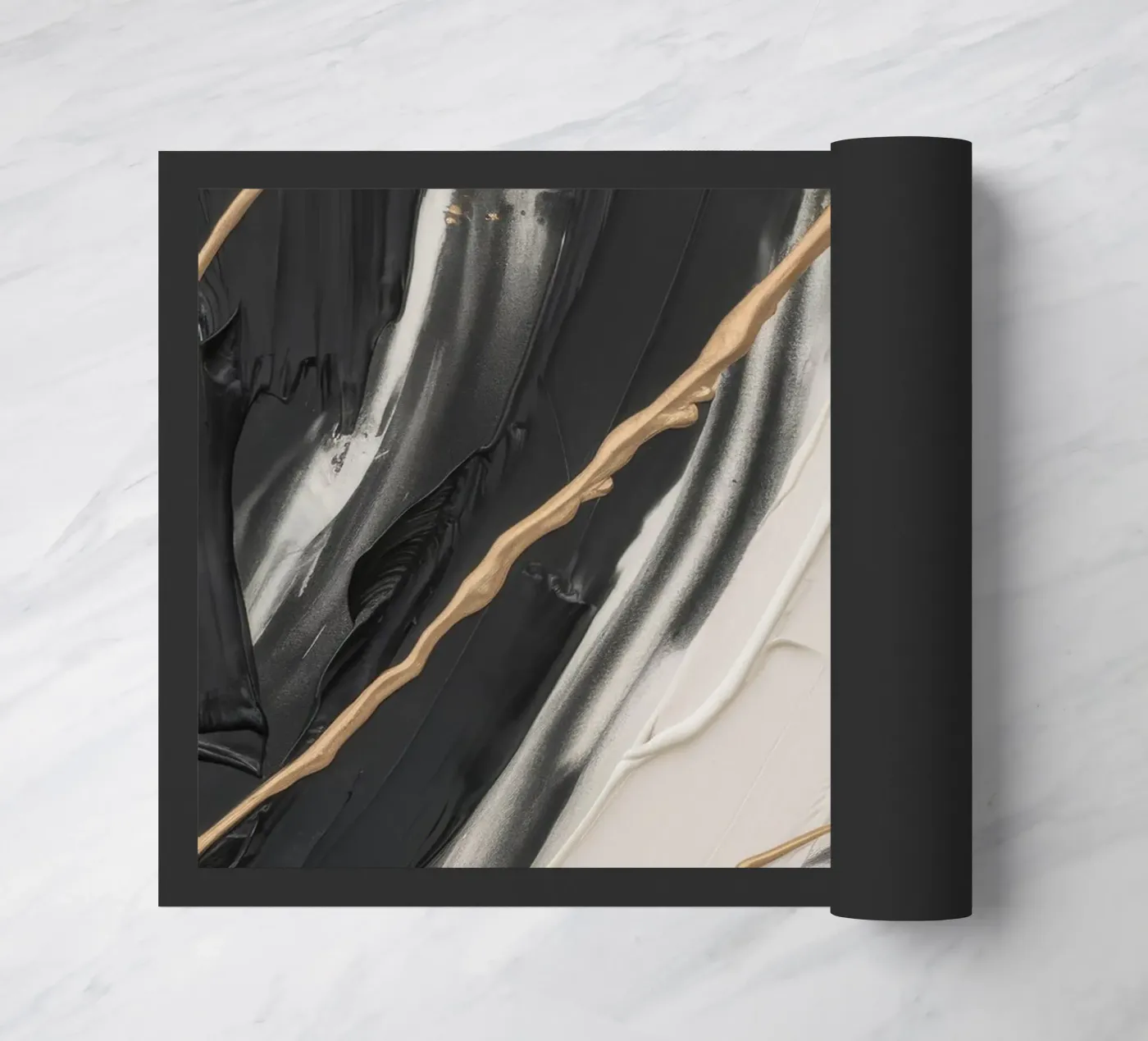 Obsidiaan stroomscheur deurmat van Monarch Arc
