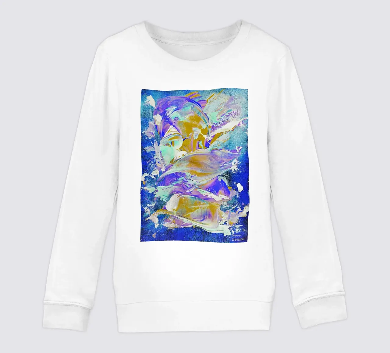 IDEAL GIFT 24 invers felpa bambino da Thierry Vobmann Abstract painting