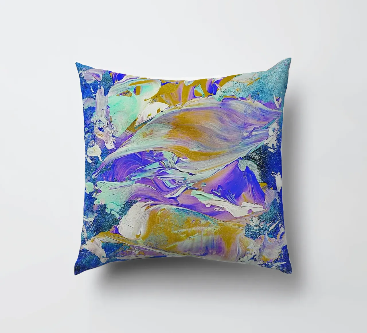 IDEAL GIFT 24 invers decorative cushion by Thierry Vobmann Abstract painting