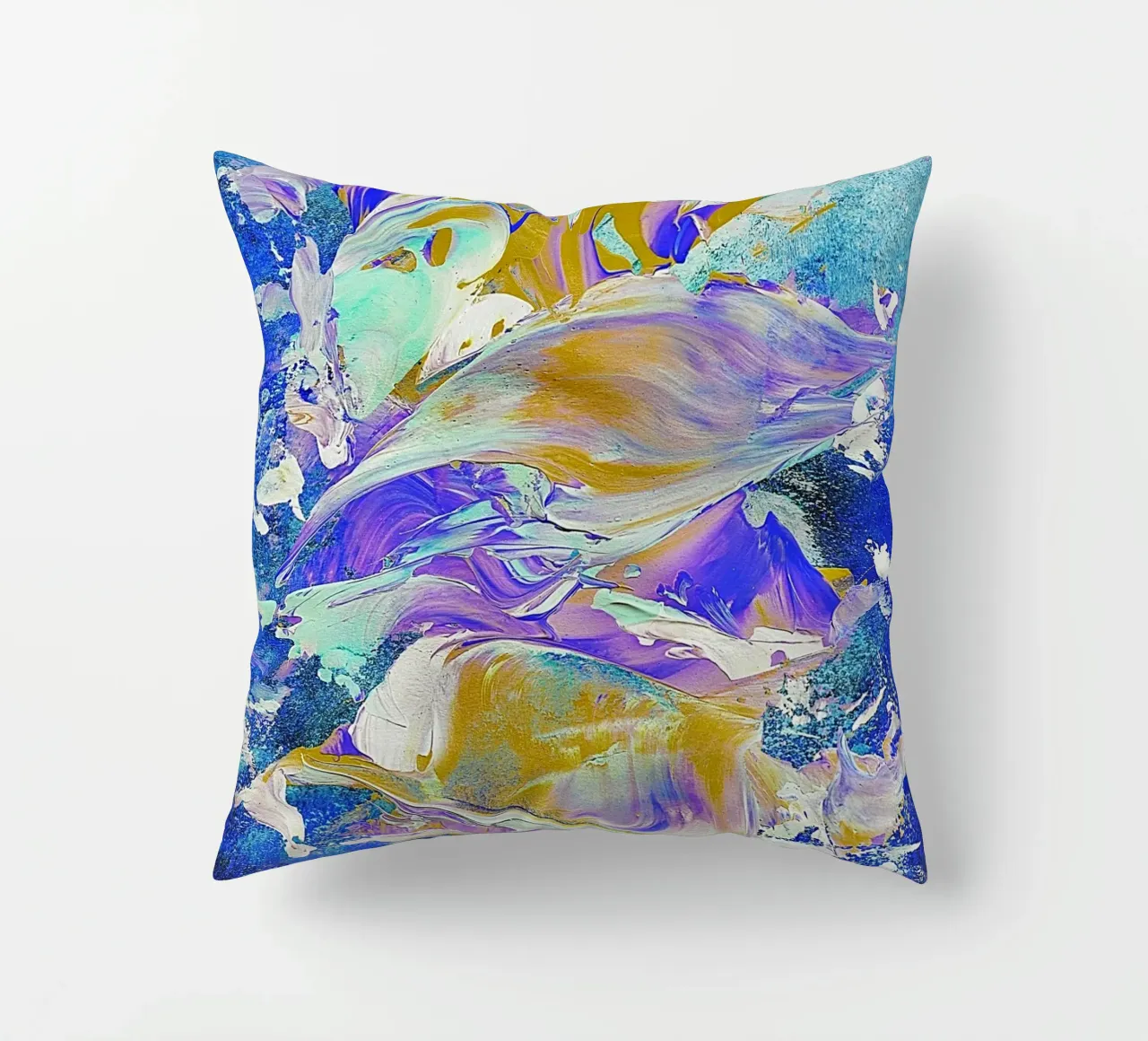 IDEAL GIFT 24 invers decorative cushion by Thierry Vobmann Abstract painting