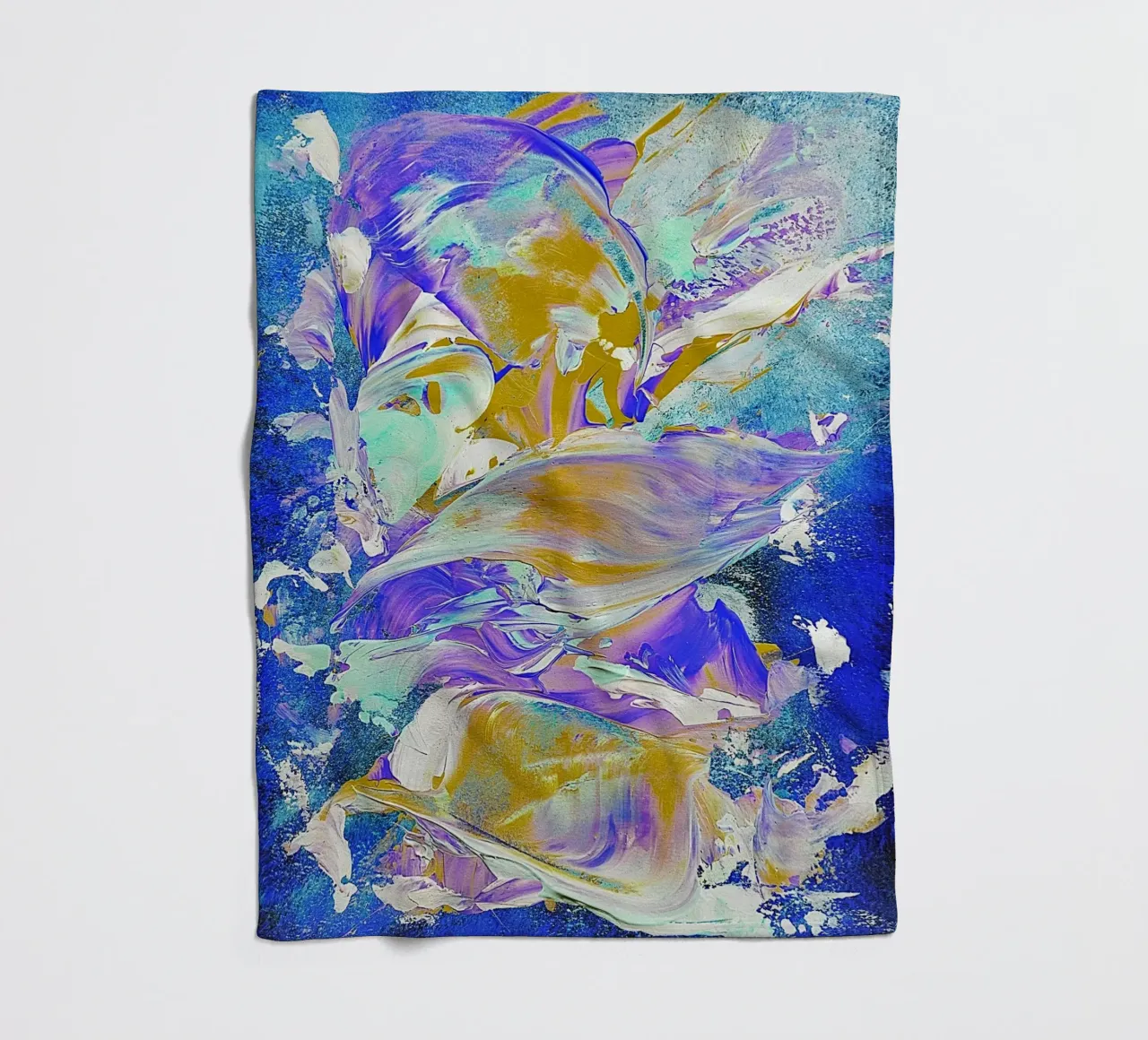 IDEAL GIFT 24 invers coperta in pile da Thierry Vobmann Abstract painting