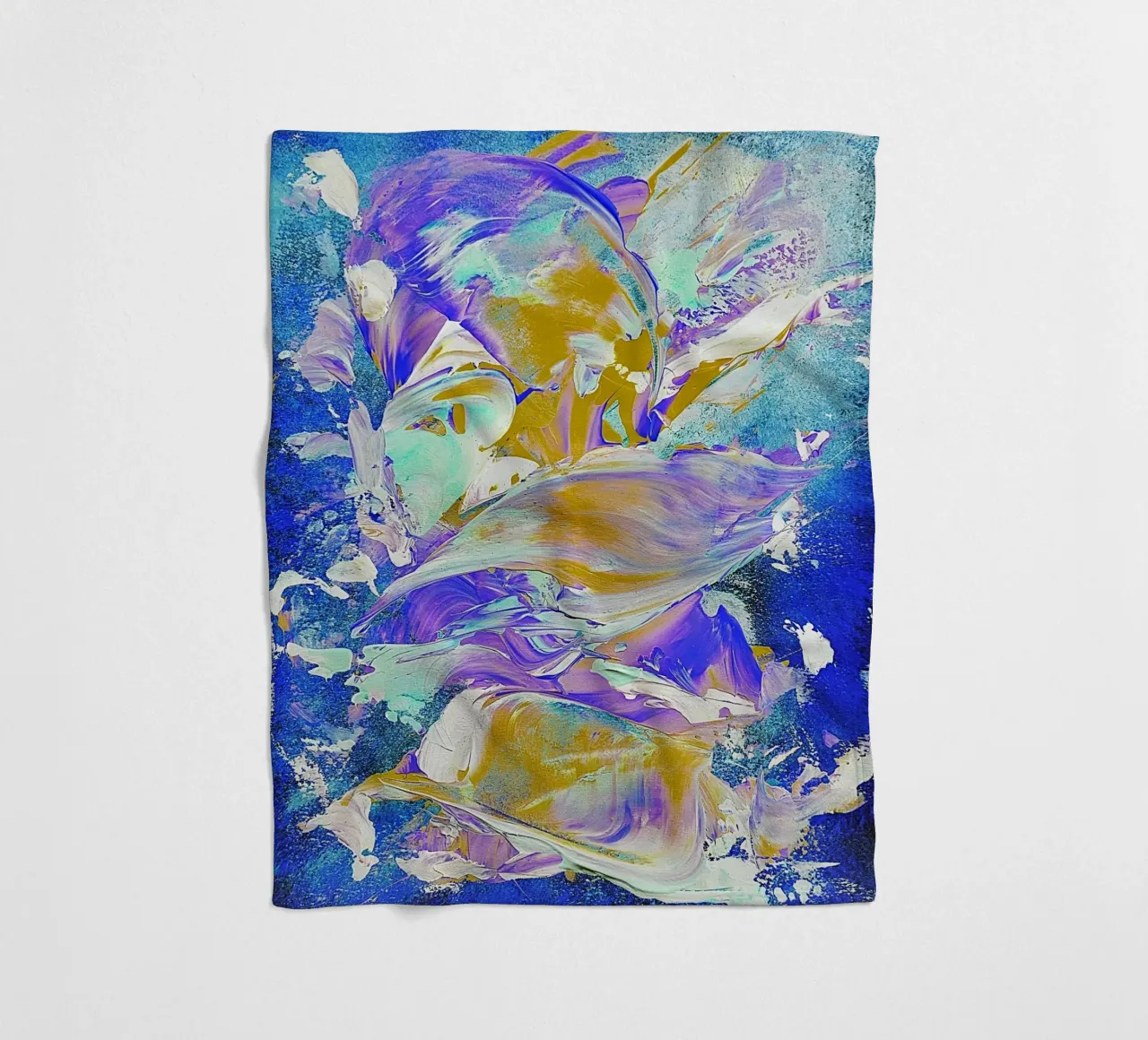 IDEAL GIFT 24 invers coperta in pile da Thierry Vobmann Abstract painting