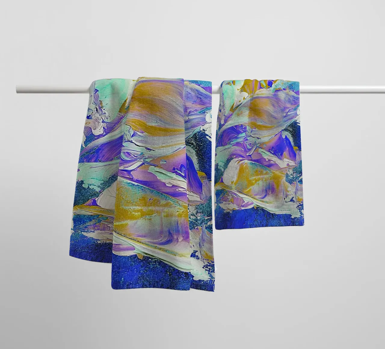 IDEAL GIFT 24 invers asciugamano da bagno da Thierry Vobmann Abstract painting
