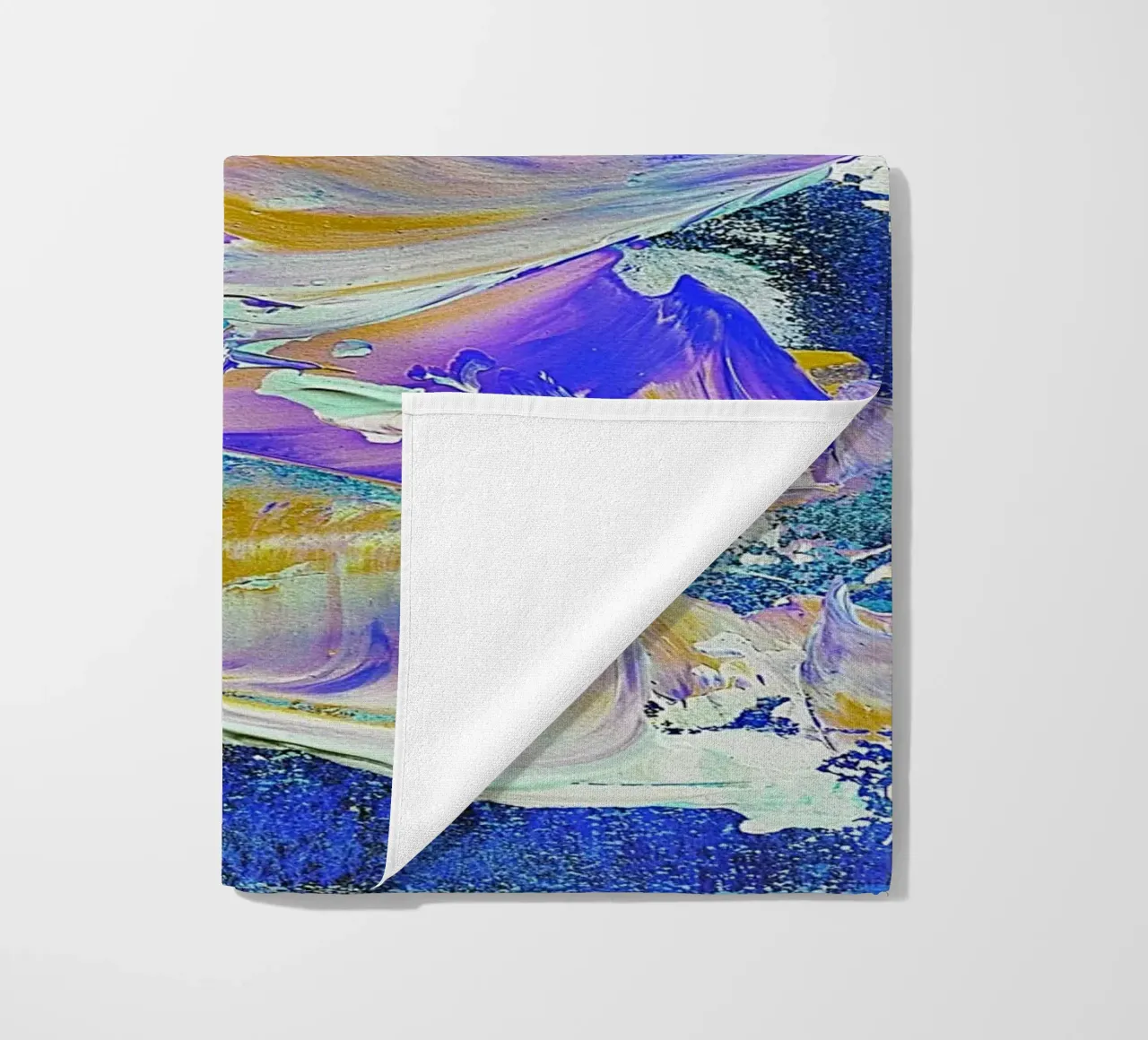 IDEAL GIFT 24 invers beach towel by Thierry Vobmann Abstract painting