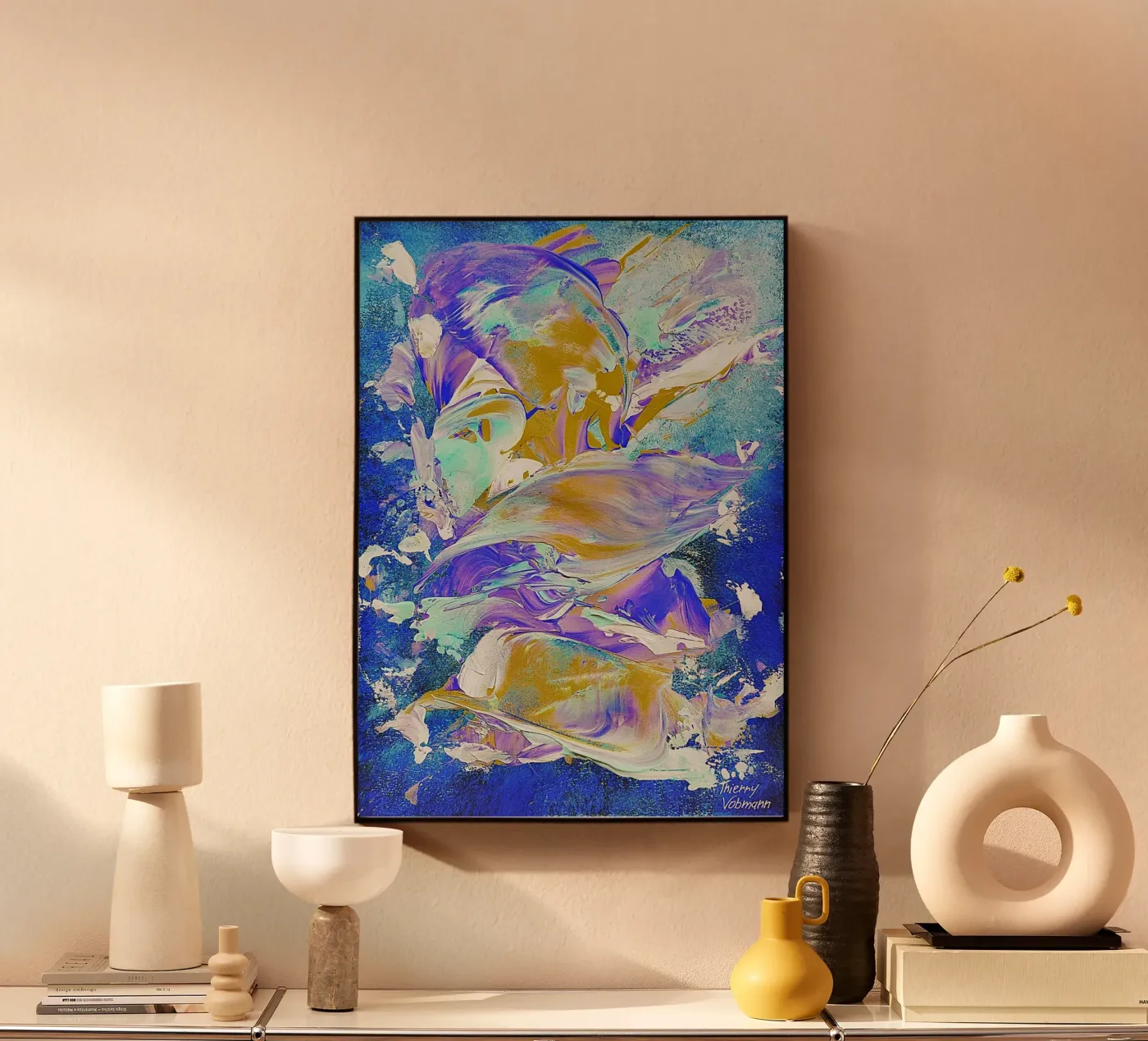 IDEAL GIFT 24 invers plexiglass da Thierry Vobmann Abstract painting