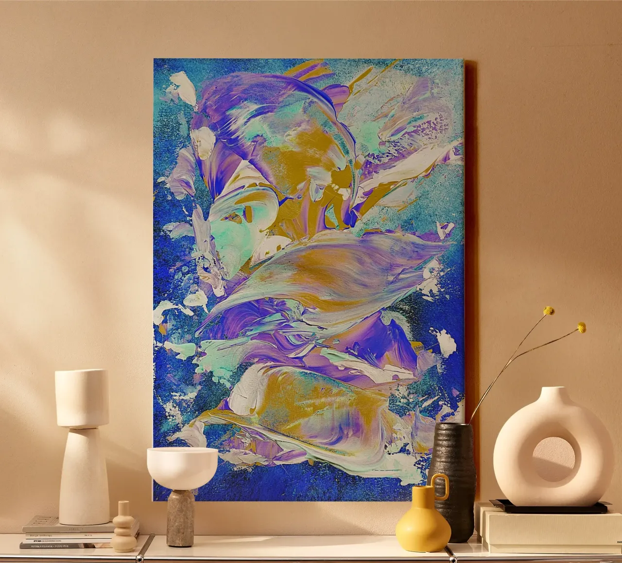 IDEAL GIFT 24 invers tela con Cornice a cassetta da Thierry Vobmann Abstract painting