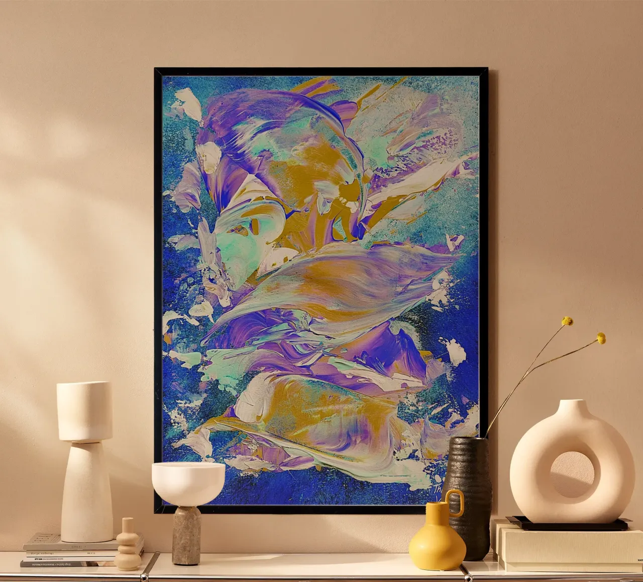 IDEAL GIFT 24 invers Hahnemühle von Thierry Vobmann Abstract painting