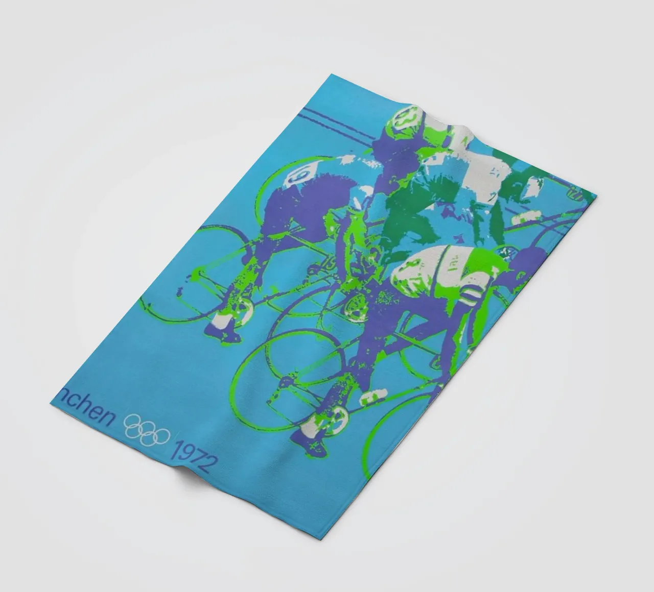 bike4 fleece blanket by Robert Livingston