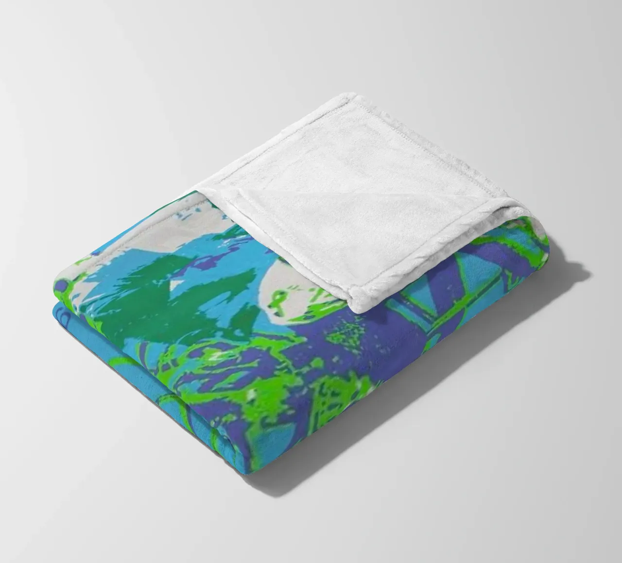 bike4 fleece blanket by Robert Livingston