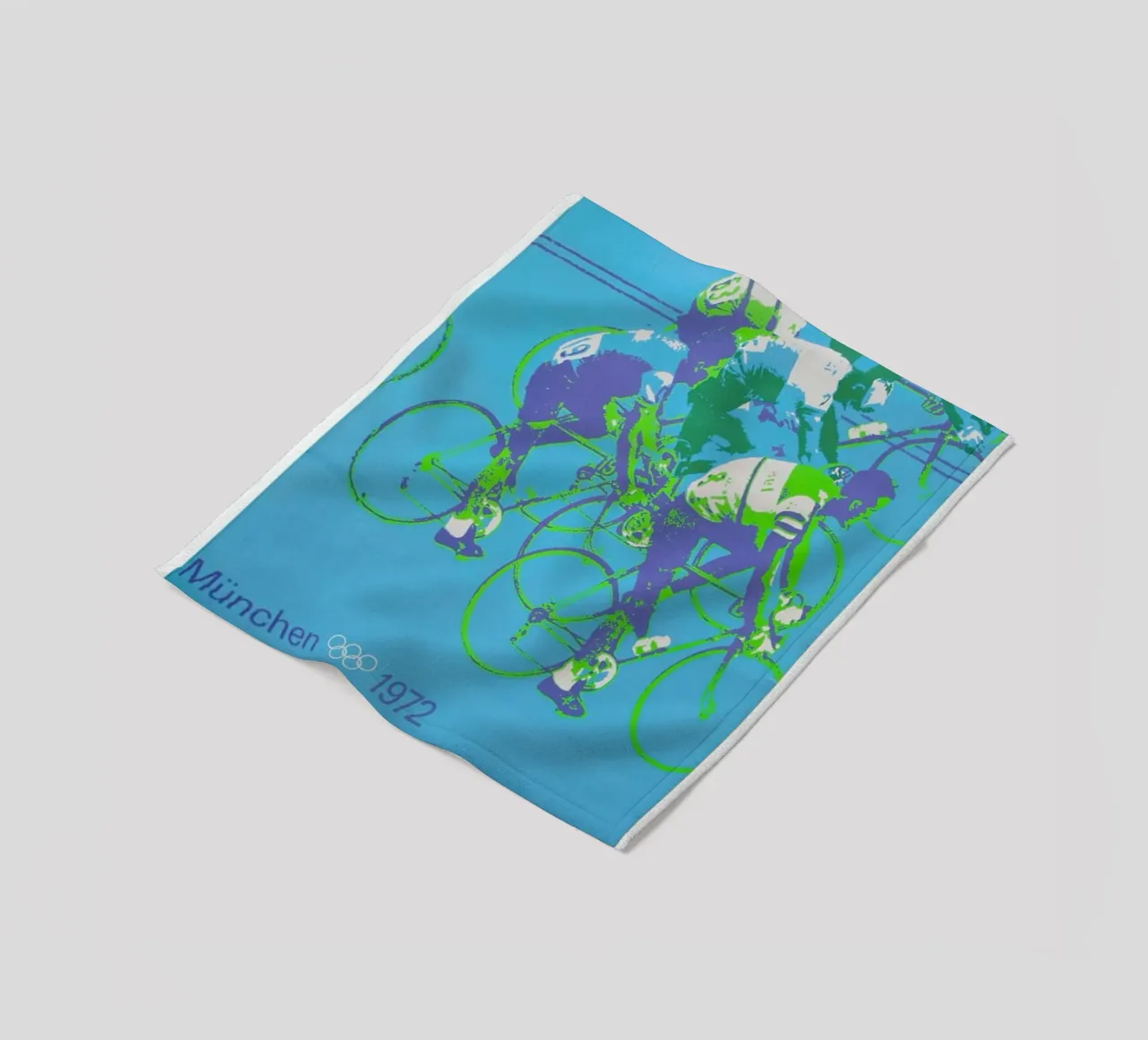bike4 fleece blanket by Robert Livingston