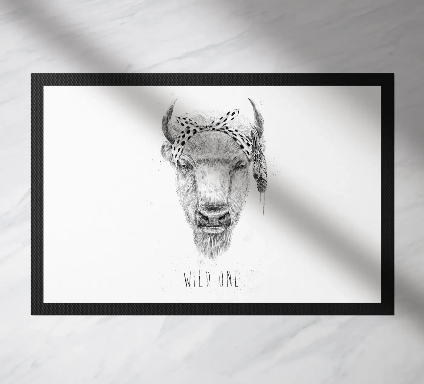 Wild One Fußmatte von Balazs Solti