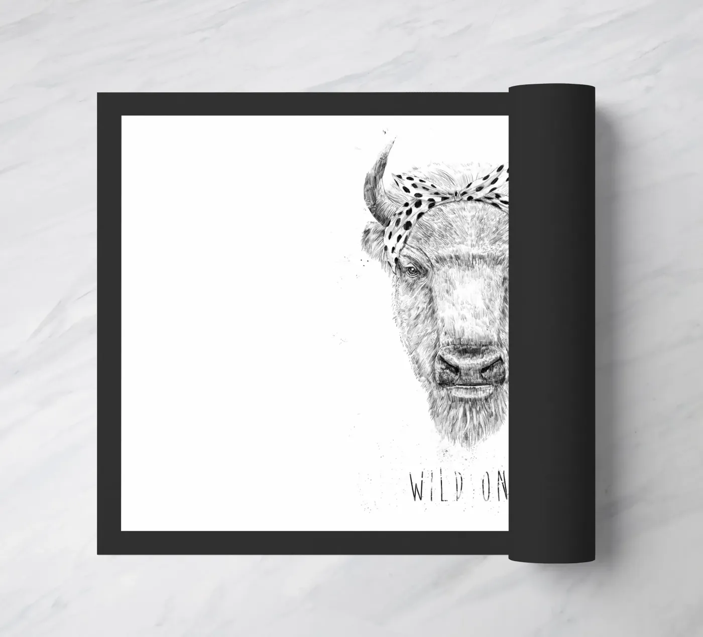 Wild One Fußmatte von Balazs Solti