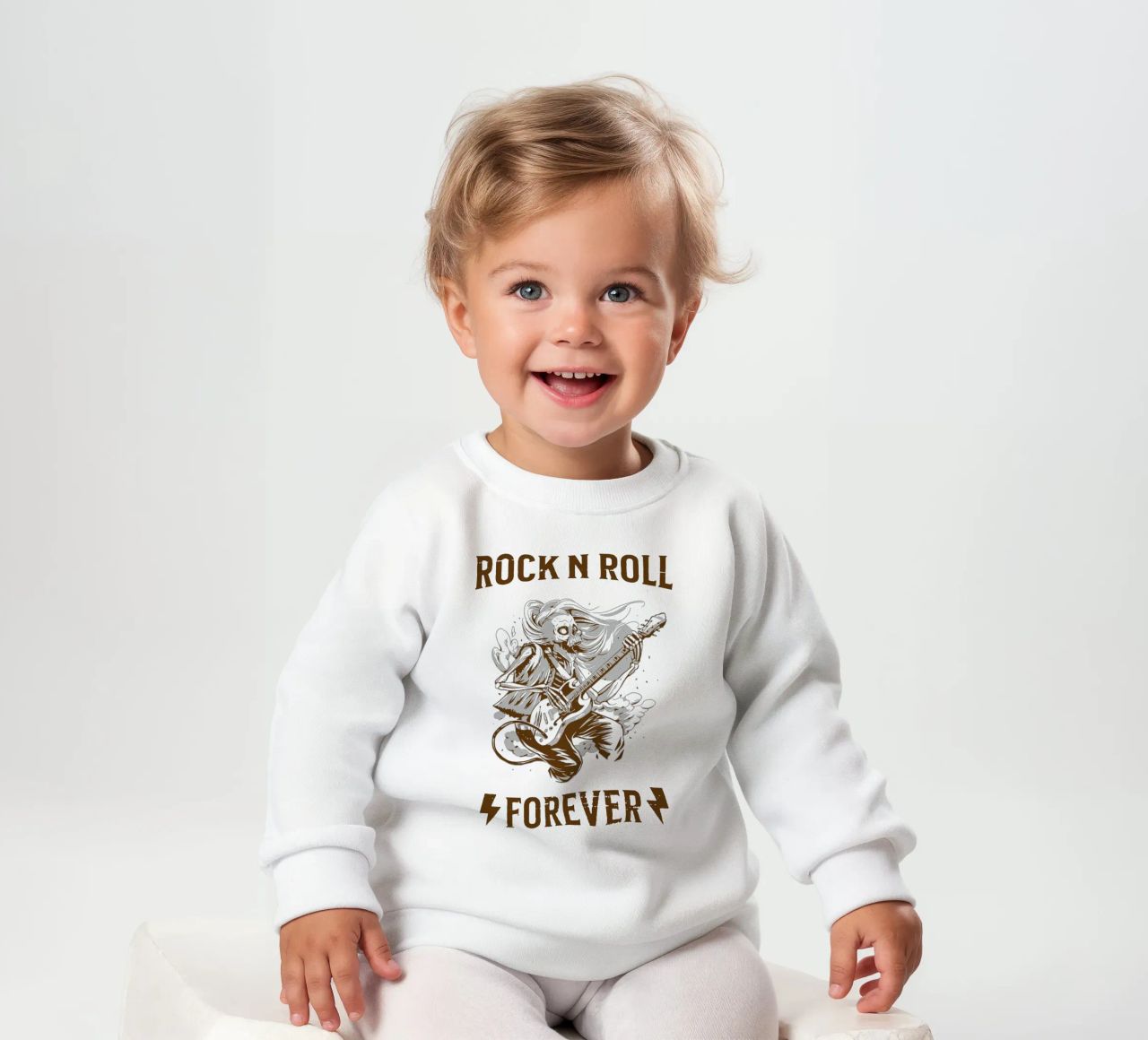 Rock n Roll per sempre felpa neonato da Gunawan Rb