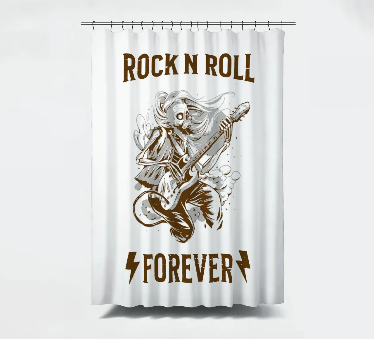 Rock n Roll für immer Duschvorhang von Gunawan Rb