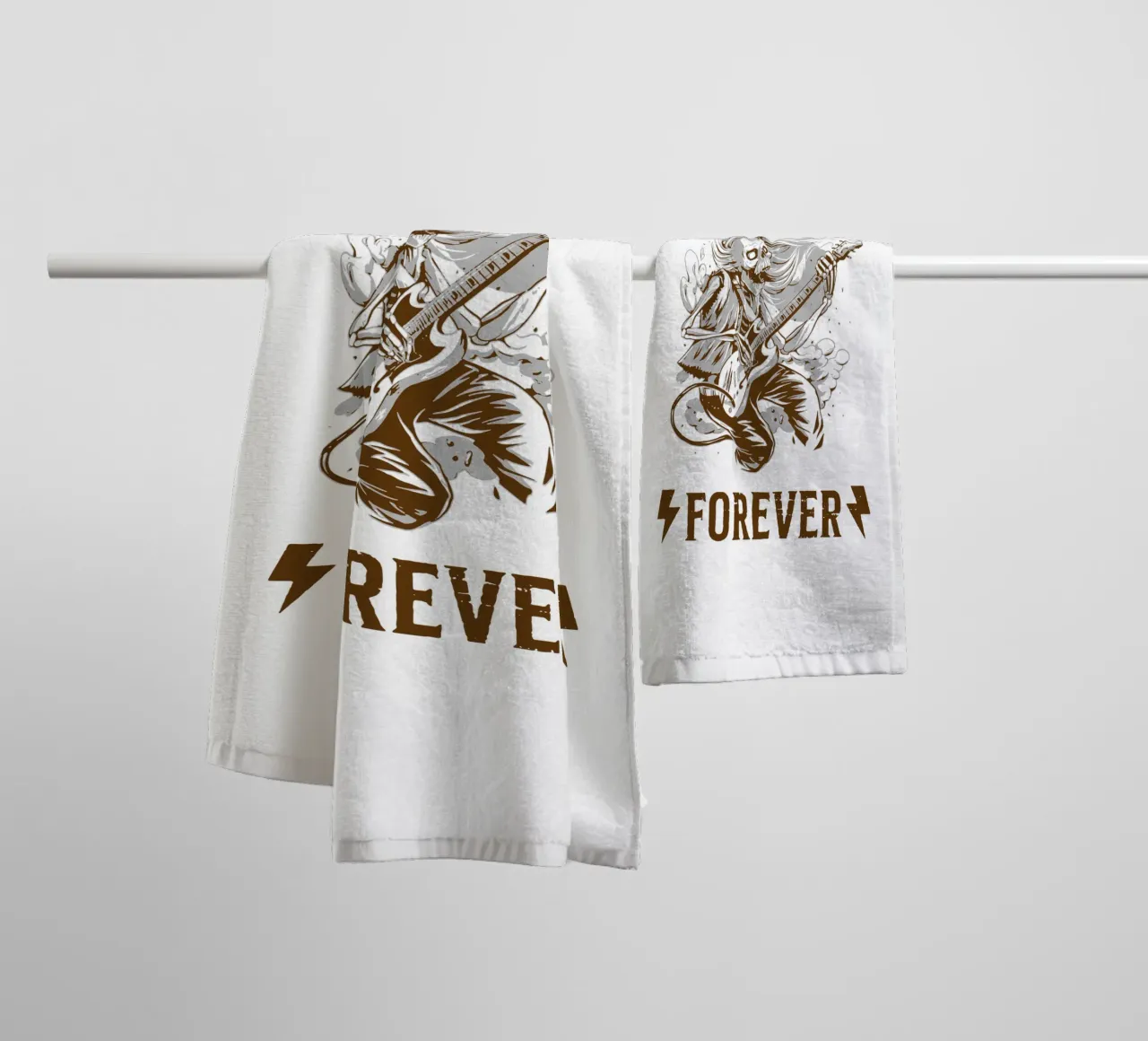 Rock n Roll Forever serviette de bain de Gunawan Rb