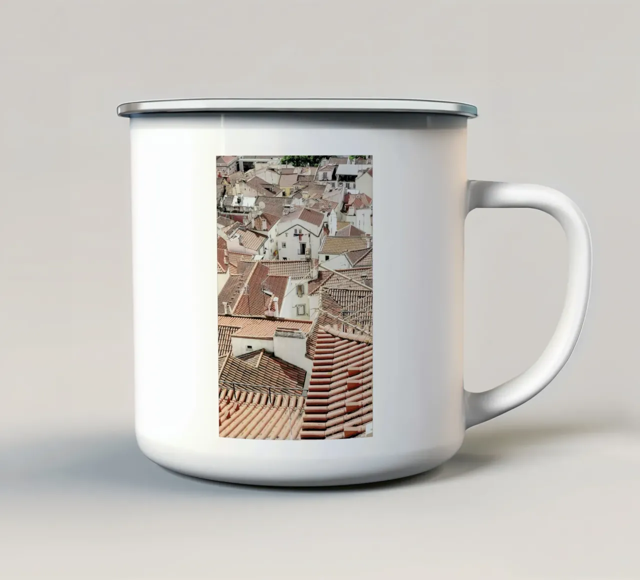 Lisboa tazza in smalto da Shot By Clint