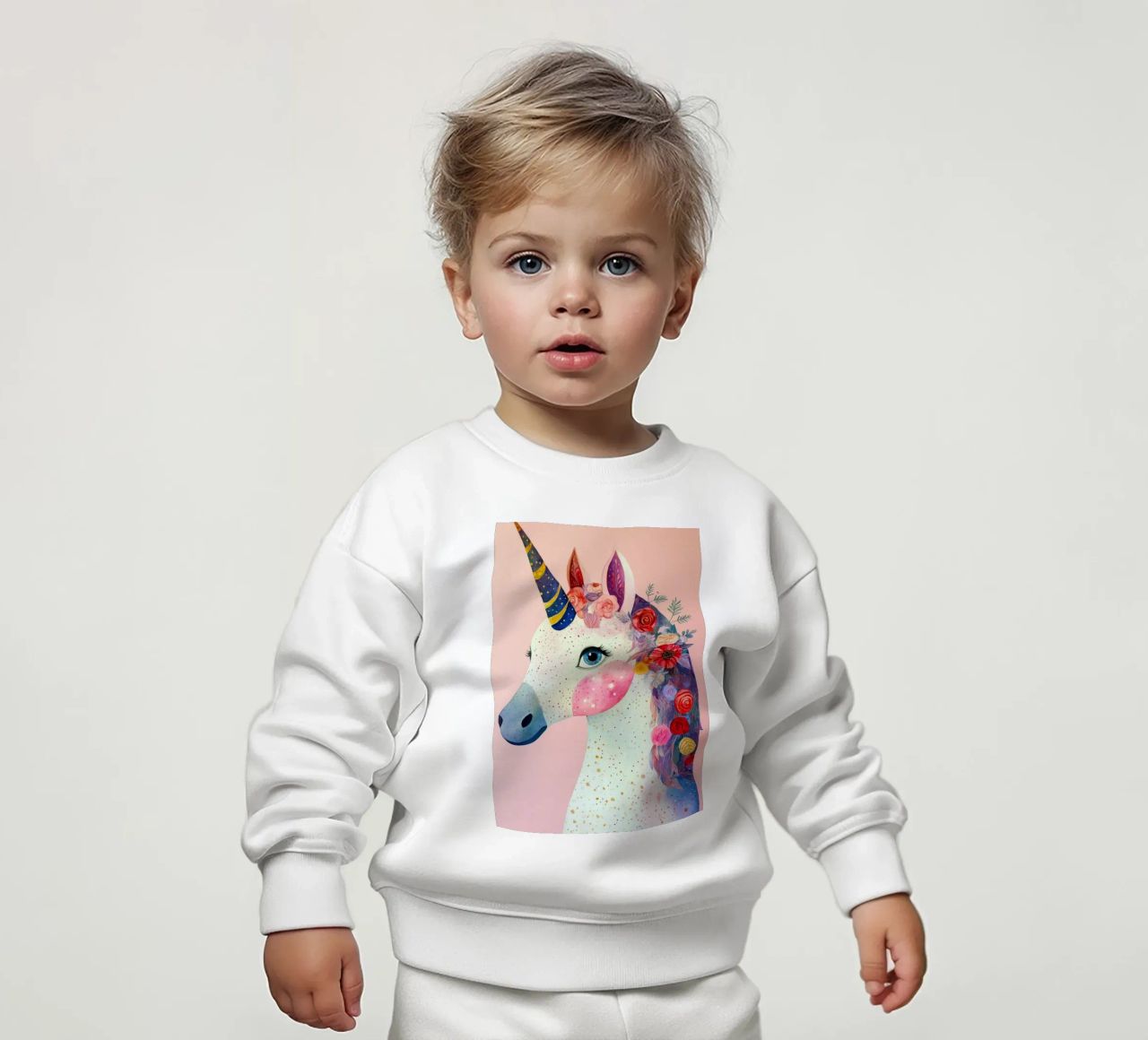 Unicorn felpa neonato da Justyna Jaszke JBJart
