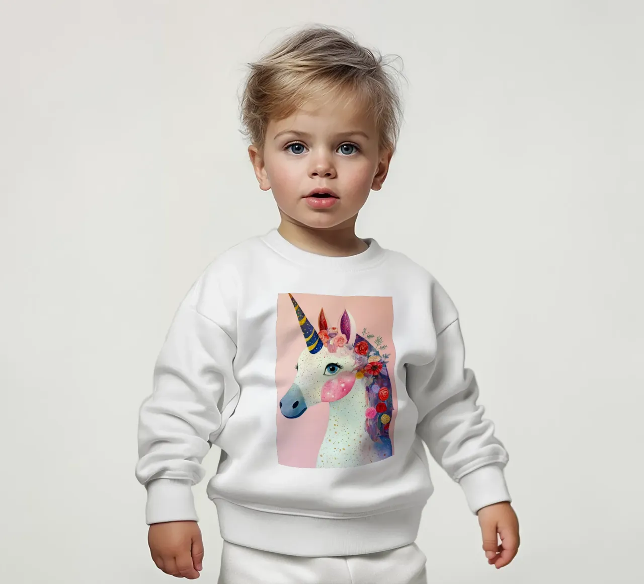 Unicorn felpa neonato da Justyna Jaszke JBJart