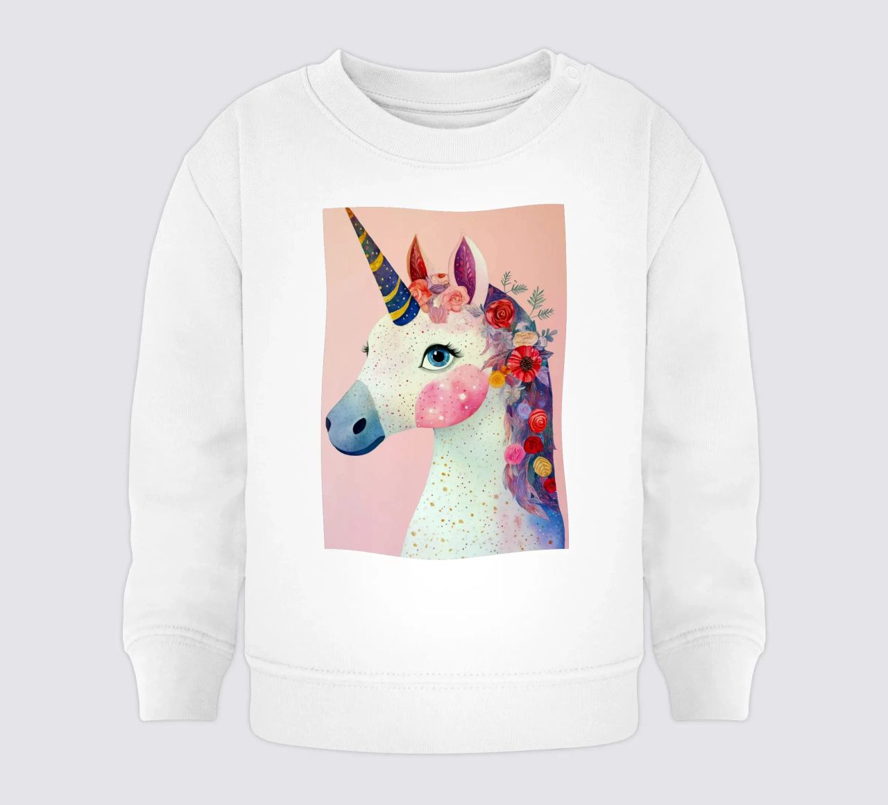 Unicorn felpa neonato da Justyna Jaszke JBJart
