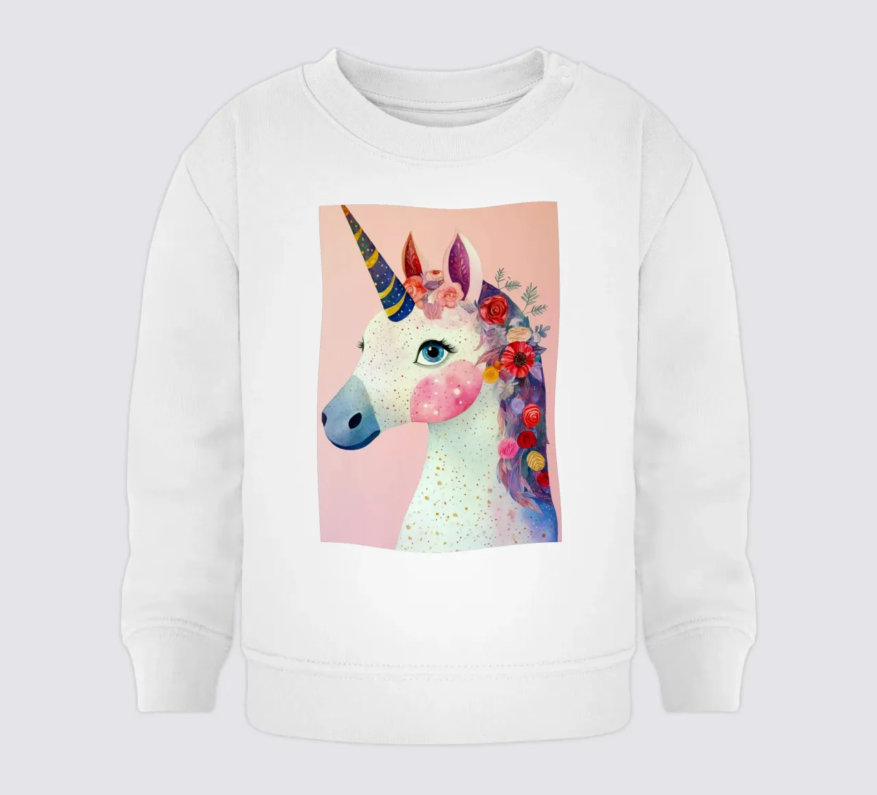 Unicorn felpa neonato da Justyna Jaszke JBJart