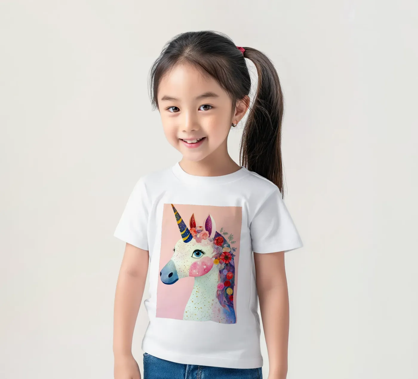 Unicorn t-shirt bambini da Justyna Jaszke JBJart