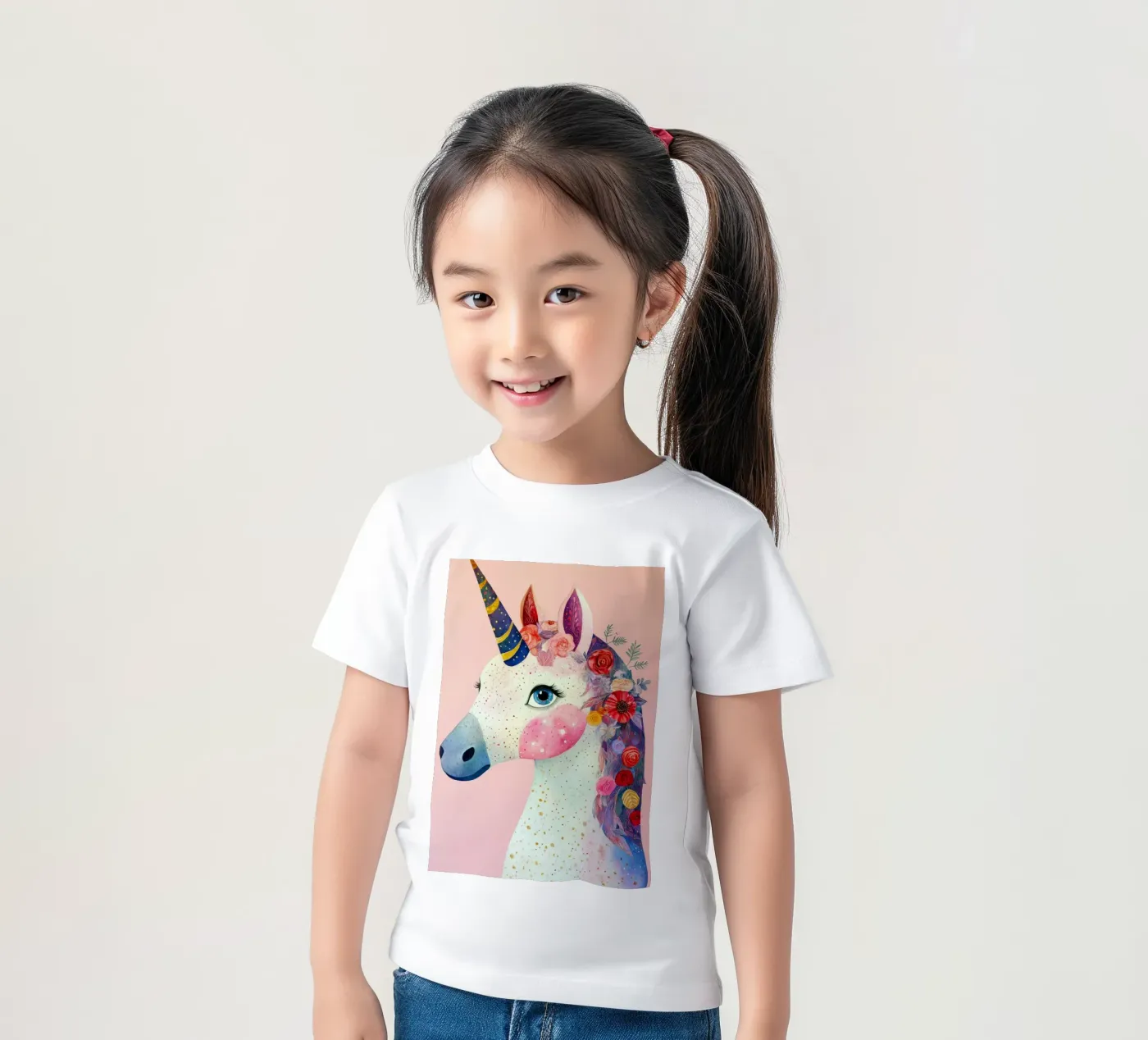Unicorn t-shirt bambini da Justyna Jaszke JBJart
