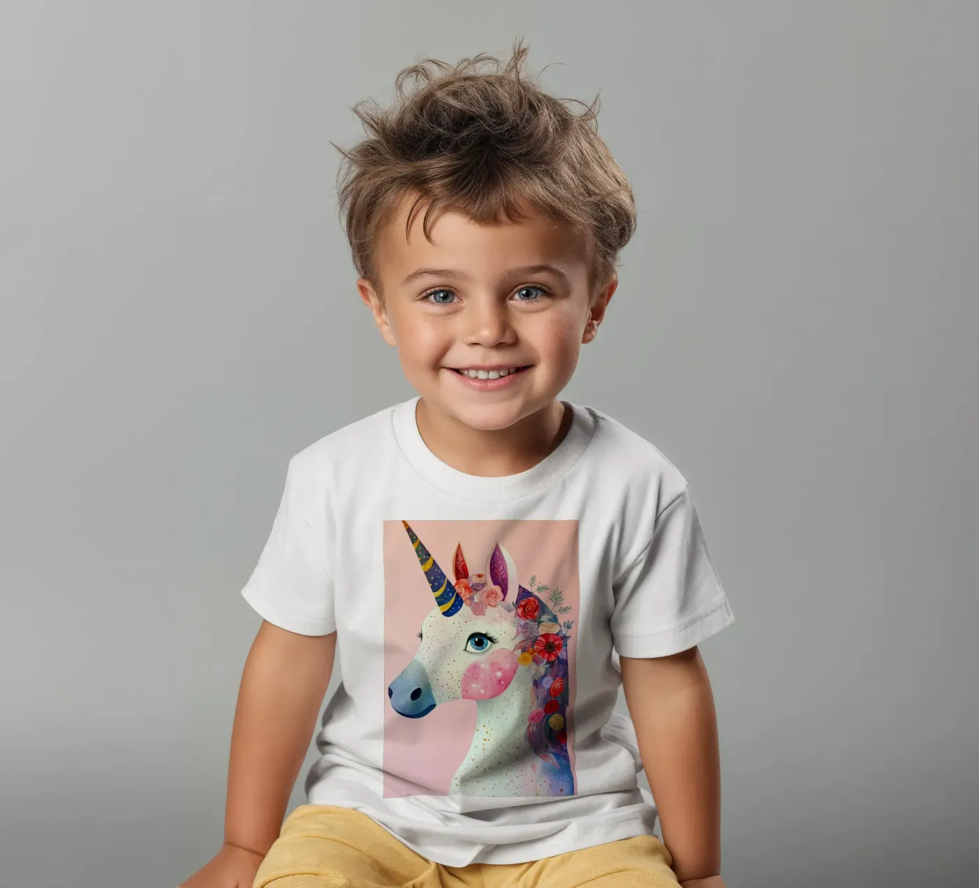 Unicorn t-shirt bambini da Justyna Jaszke JBJart