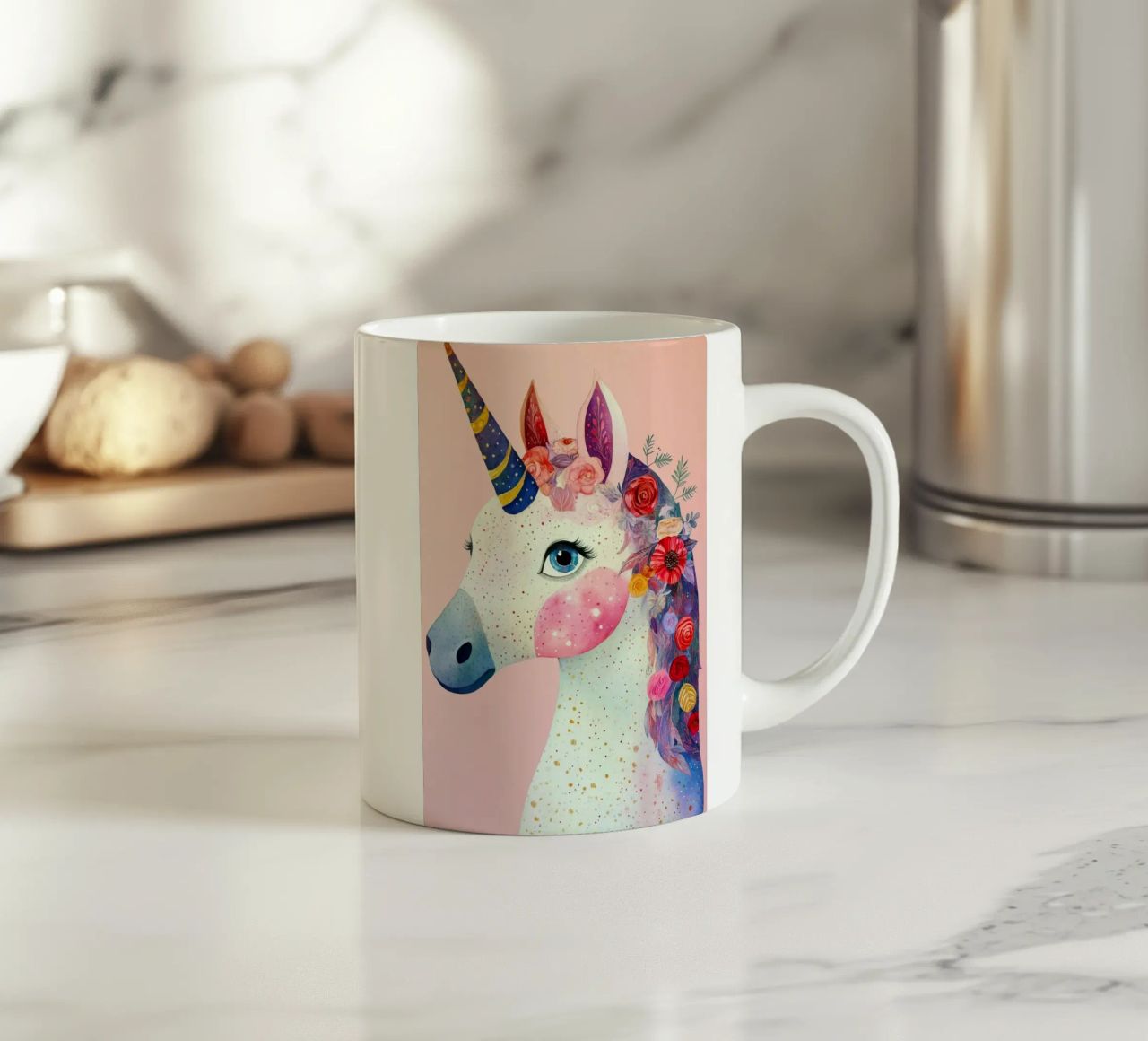 Unicorn tazza in ceramica da Justyna Jaszke JBJart