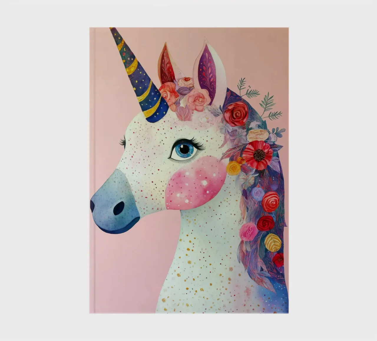 Unicorn notebook by Justyna Jaszke JBJart