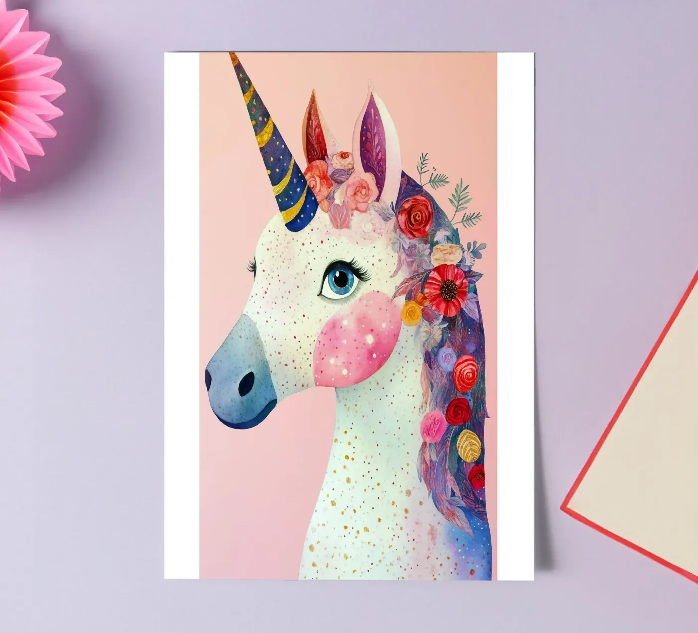 Unicorn sticker sheet by Justyna Jaszke JBJart