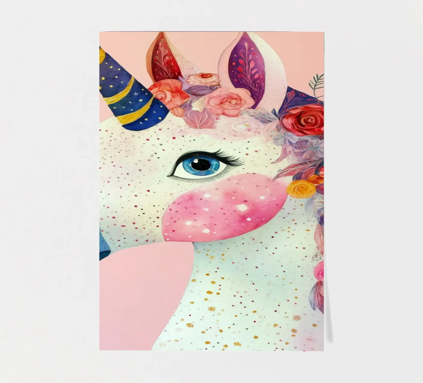 Unicorn sticker sheet by Justyna Jaszke JBJart