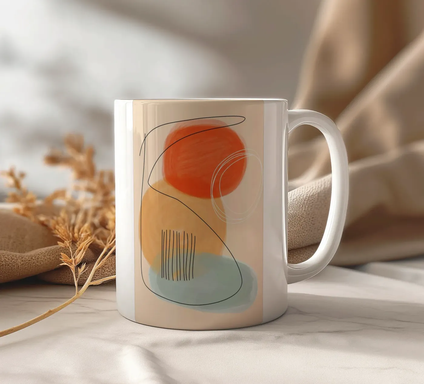 Summer Feeling ceramic mug by Pure