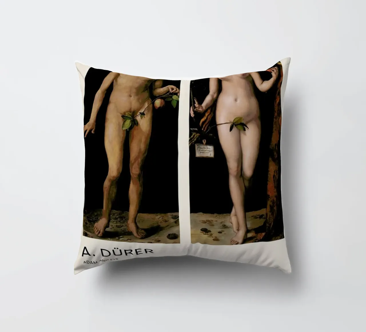 Dürer - Adam and Eve cuscino da Vintage by JUNIQE