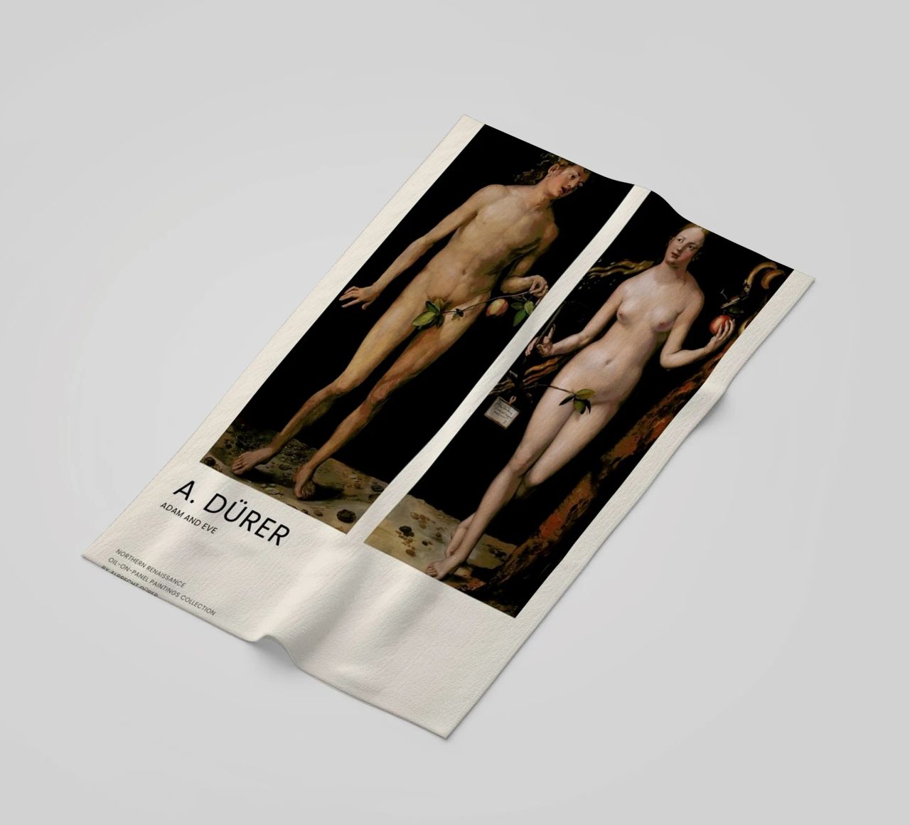 Dürer - Adam and Eve telo mare da Vintage by JUNIQE