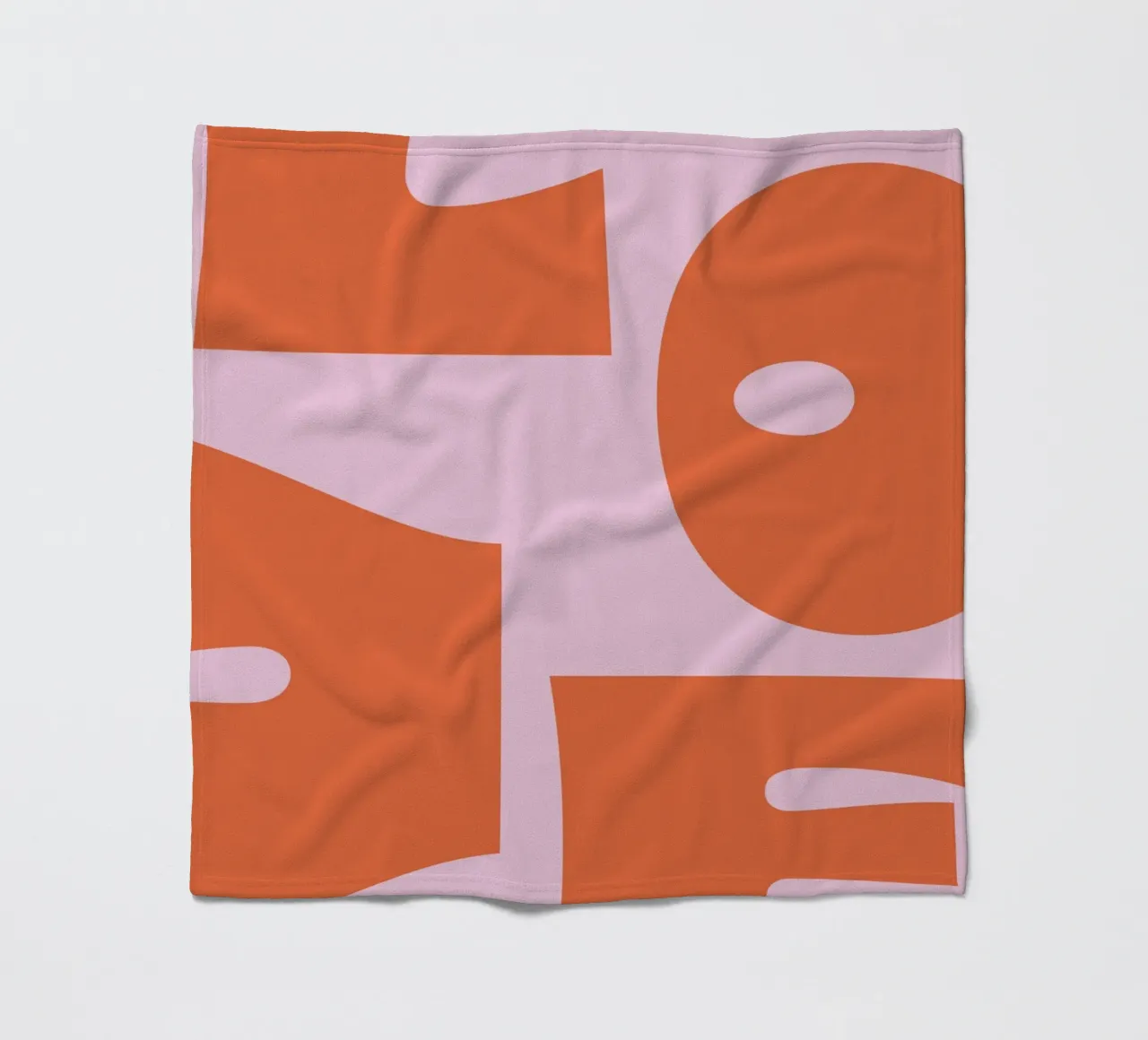 Pink Love fleecedeken van we line studio - art